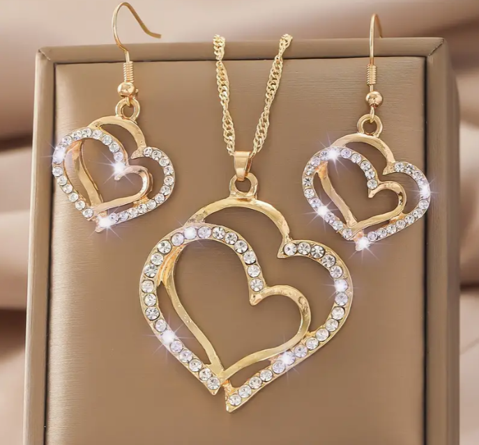 Custom Zircon Heart Necklace Silver 925 18K Gold Plated 925 Sterling Silver Gold Filled Necklaces Diamond Women Silver Necklace